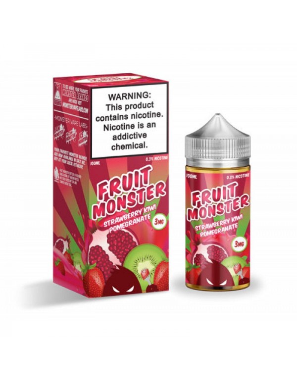 Fruit Monster Strawberry Kiwi Pomegranate 100mL