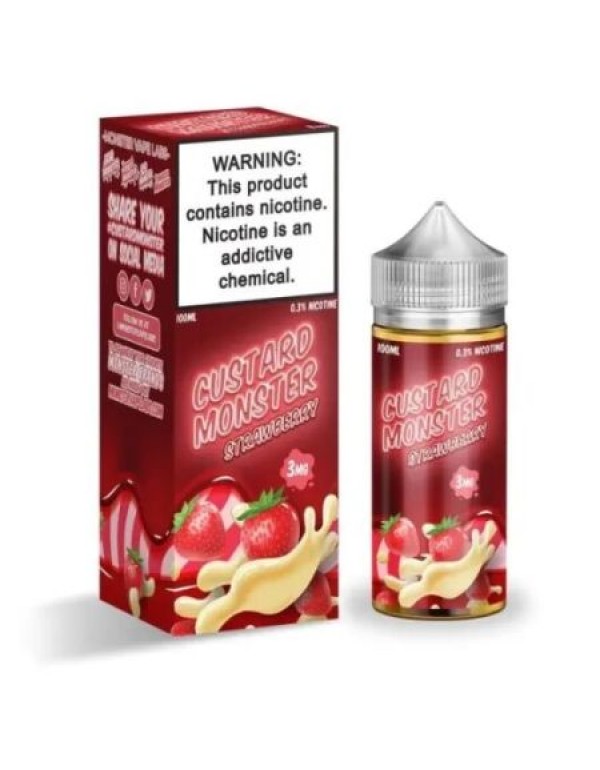 Custard Monster Strawberry Custard 100mL