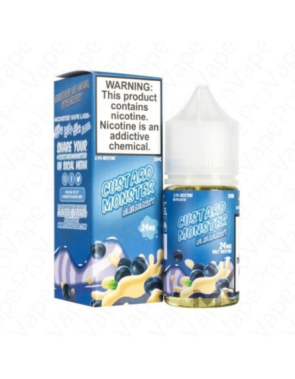 Custard Monster Blueberry Custard Salt 30mL