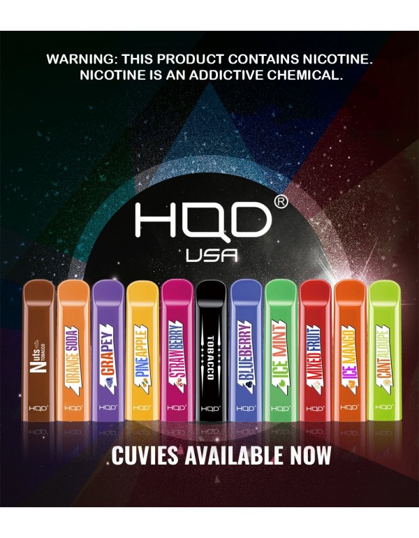 HQD Cuvie Disposable Vape Device - 9PCS