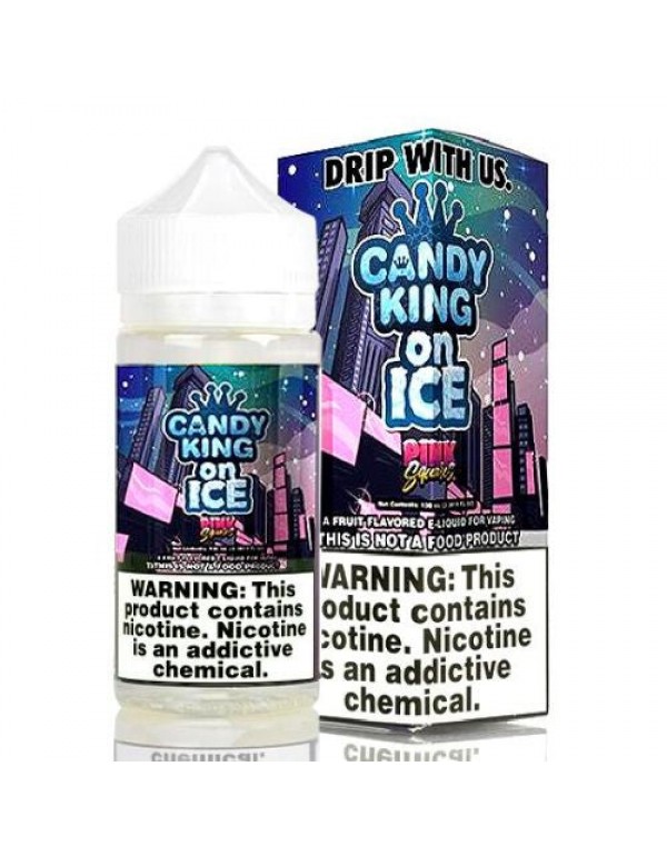 Candy King on Ice Pink Squares 100mL