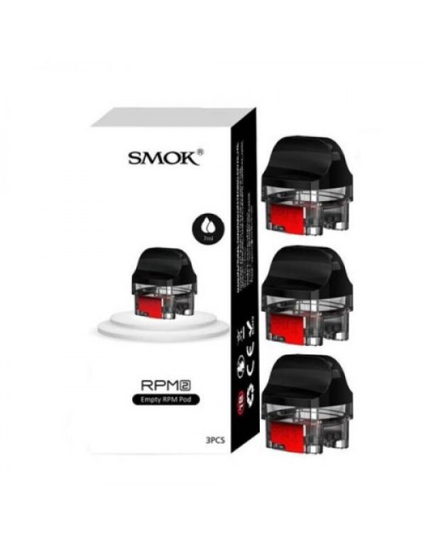 SMOK RPM 2 Empty Replacement Pod Cartridge - 3PK
