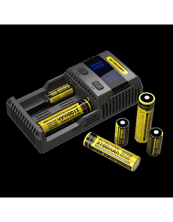 NITECORE SC2 SUPERB 3A BATTERY FAST CHARGER - TWO BAY