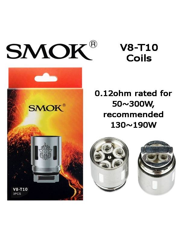 SMOK TFV8 T10 Replacement Coils - 3PK