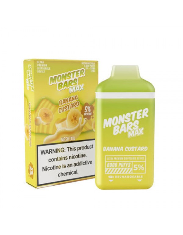 Monster Bars MAX Disposable Vape Device by Jam Monster - 10PK