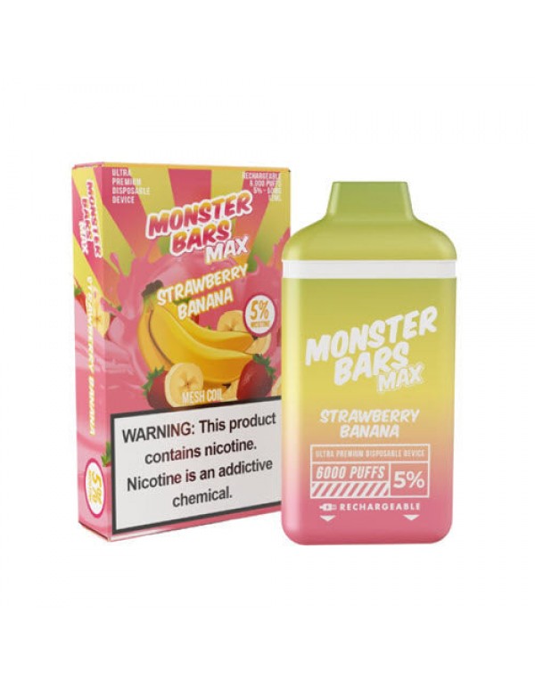 Monster Bars MAX Disposable Vape Device by Jam Monster - 6PK