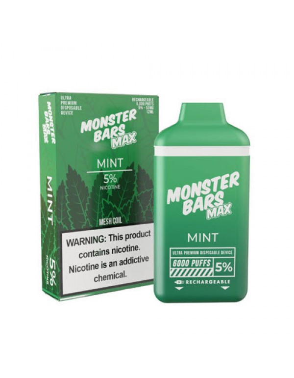 Monster Bars MAX Disposable Vape Device by Jam Monster - 6PK