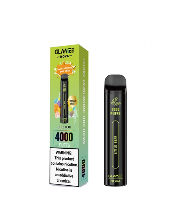 Glamee Nova Tobacco Free Disposable Vape Device - 6PK