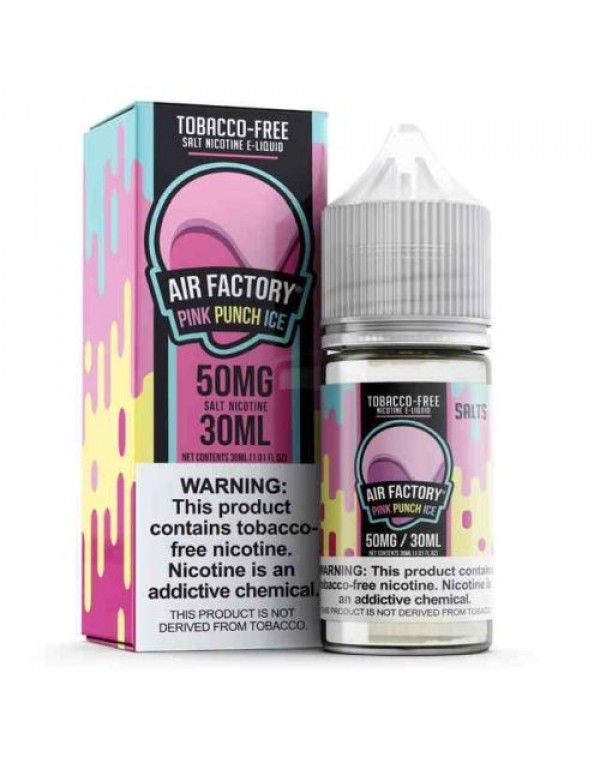 Air Factory Pink Punch Ice Salts Tobacco Free Nico...