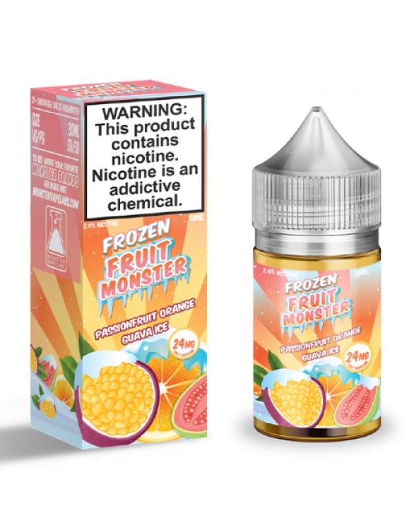 Frozen Fruit Monster Passionfruit Orange Guava Ice Salt 30mL