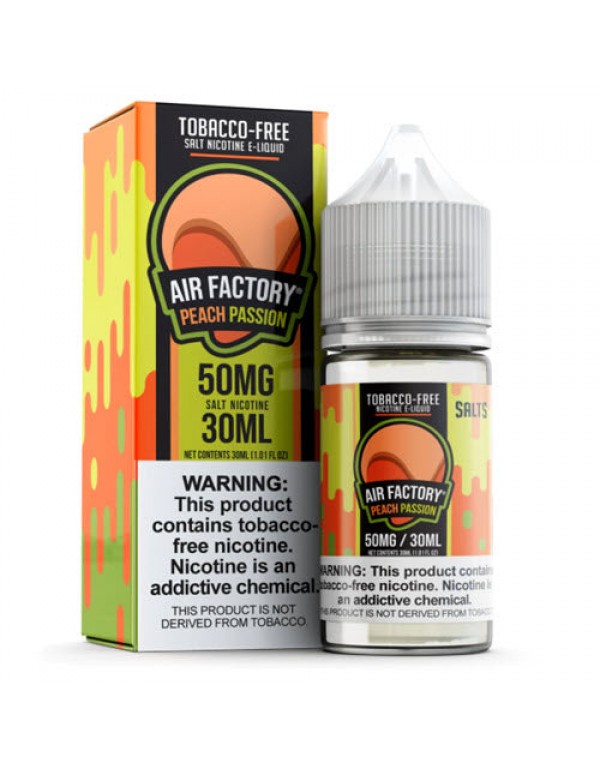 Air Factory Peach Passion Salts Tobacco Free Nicot...