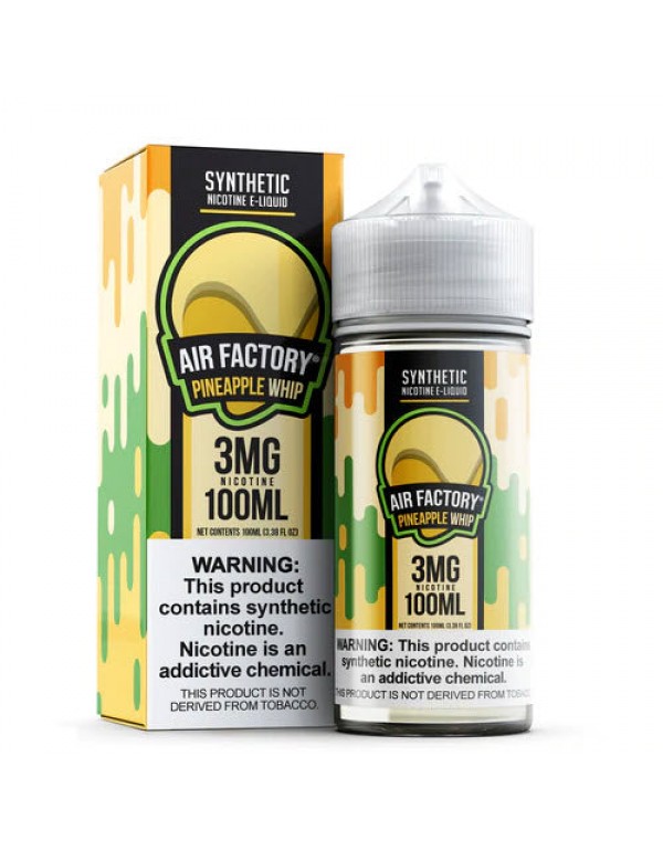 Air Factory Pineapple Whip Tobacco Free Nicotine 100mL