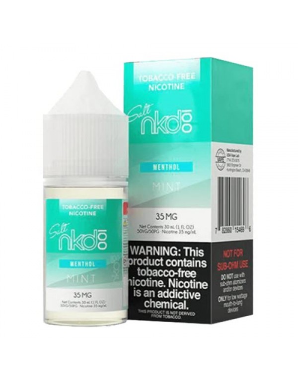 Naked 100 Salt Tobacco Free Nicotine Menthol Mint ...