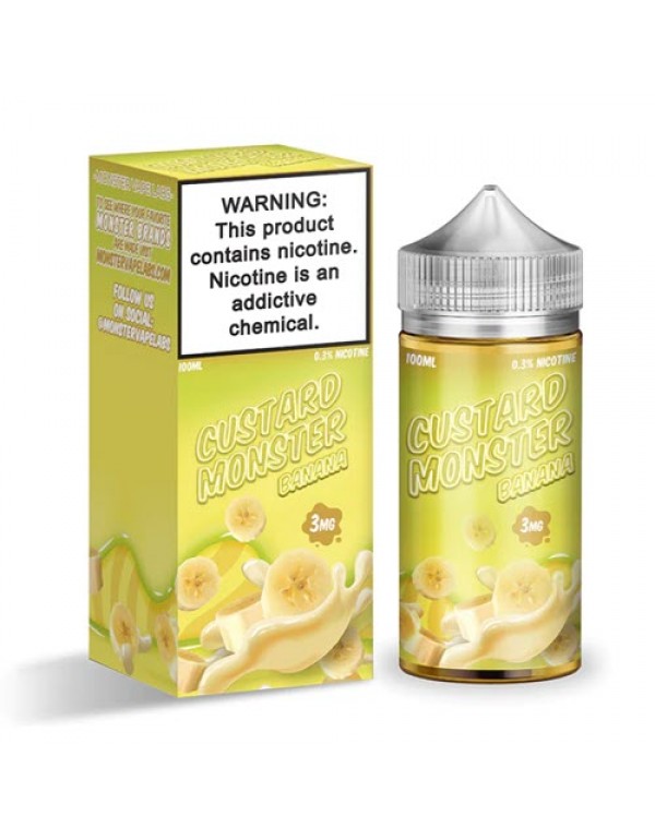 Custard Monster Banana Custard 100mL